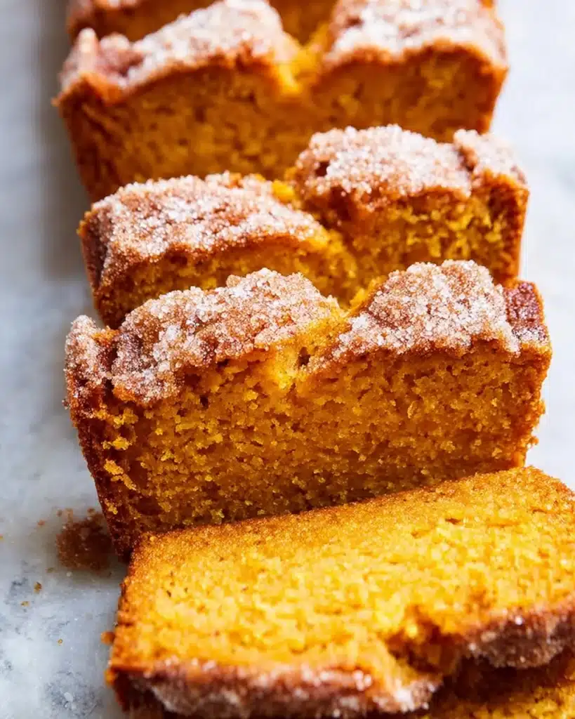 Cinnamon Sugar-Topped Pumpkin Spice Bread Recipe