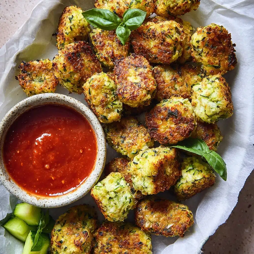 Cheesy Zucchini Tots (Oven or Air Fryer) Recipe - Recipe Image