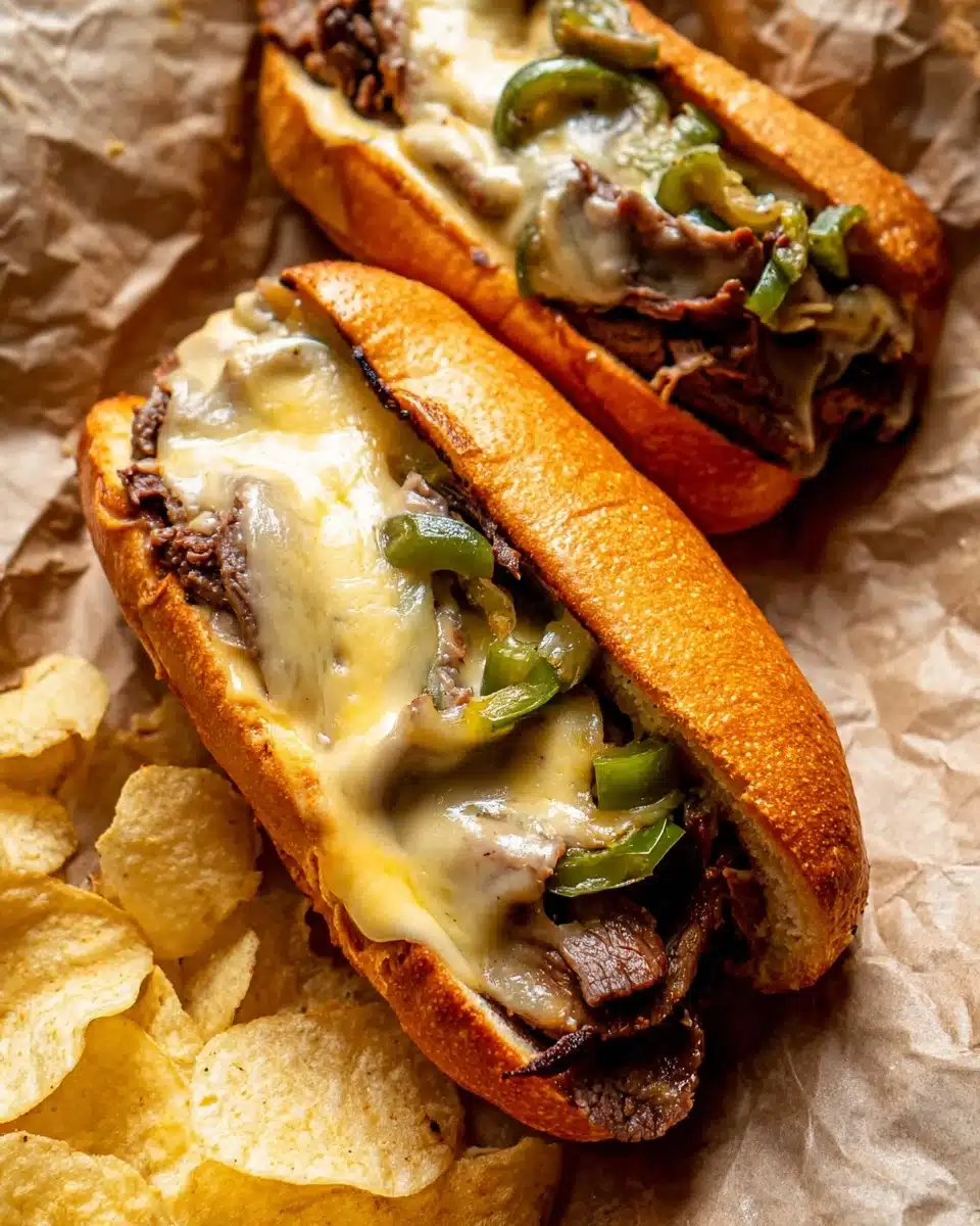 Philly Cheesesteak Sandwiches Recipe - Recipe Image