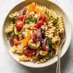 Roasted Veggie Pasta with Feta Recipe