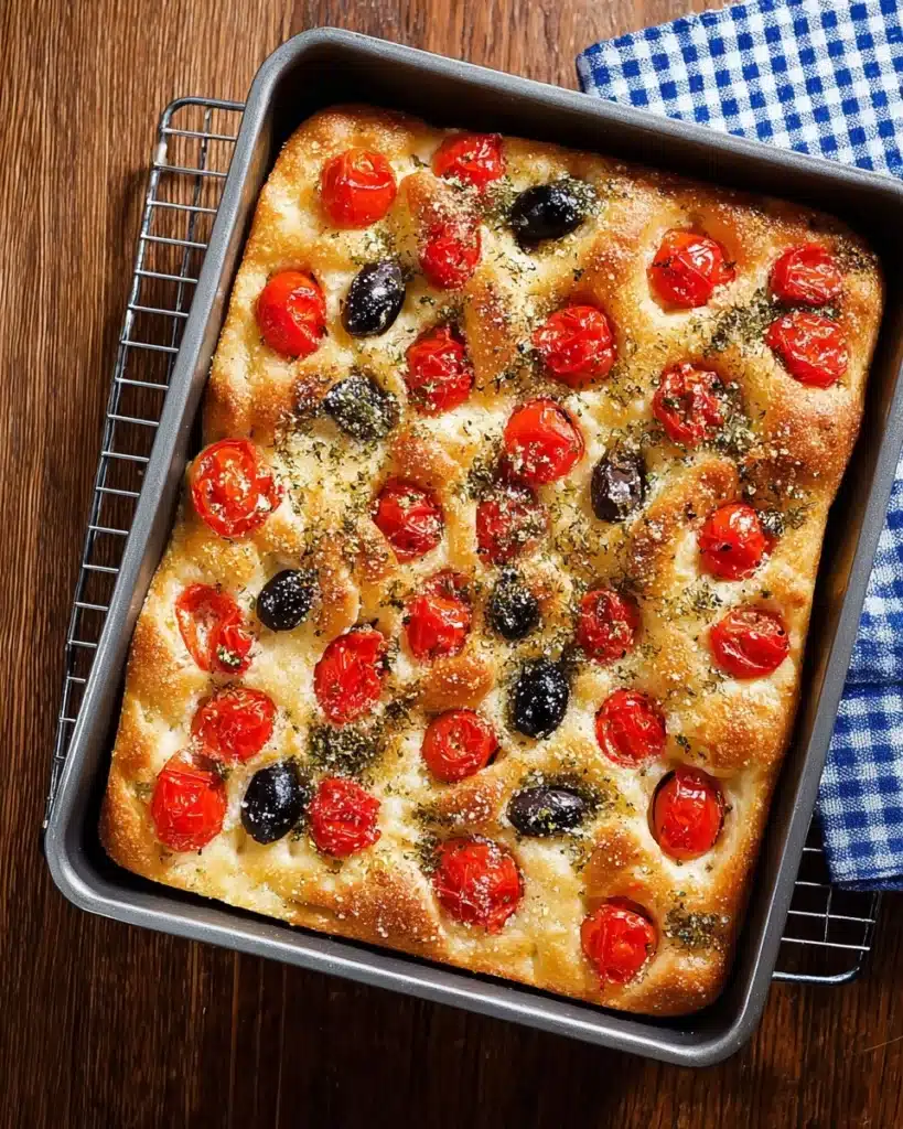 Homemade Focaccia Pugliese Recipe