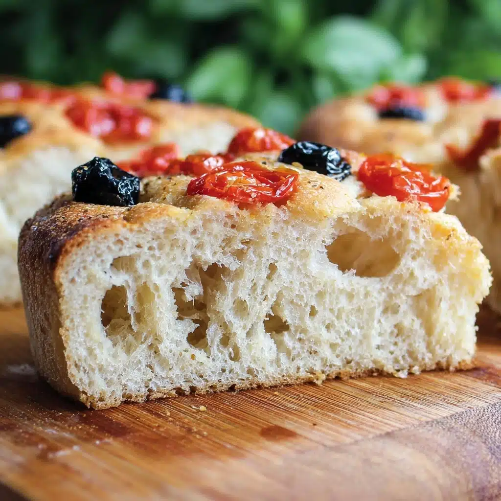 Homemade Focaccia Pugliese Recipe - Recipe Image