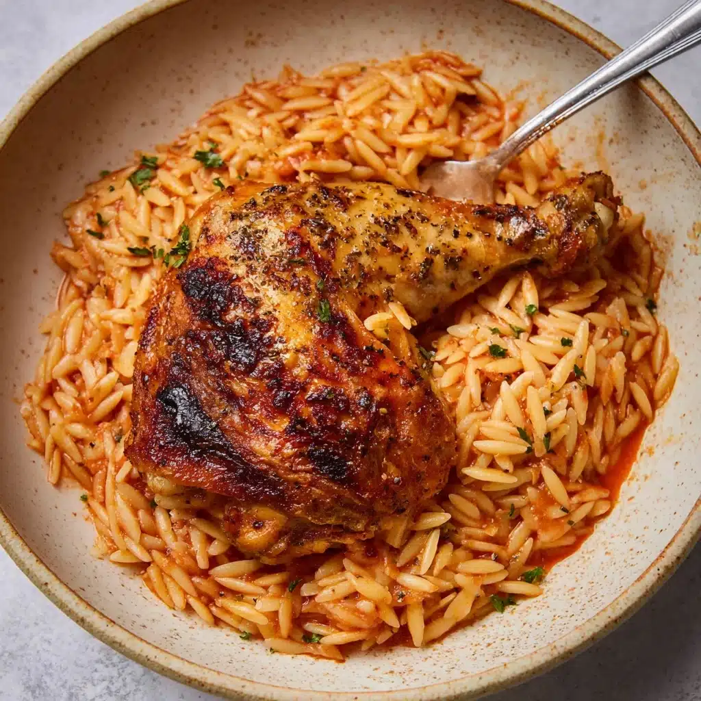 Baked Chicken With Orzo Recipe - Recipe Image