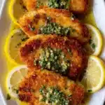 Crispy Lemon Chicken Cutlets with Salmoriglio Sauce Recipe