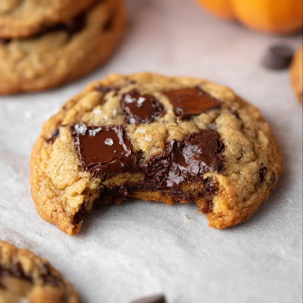 Chewy Brown Butter Pumpkin Chocolate Chip Cookies Recipe - Recipe Image