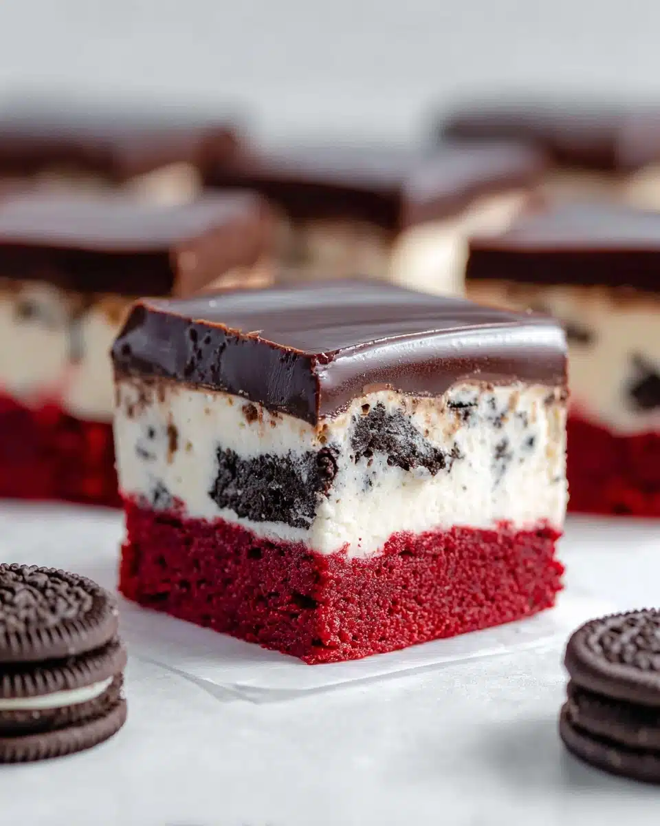 Red Velvet Oreo Fudge Brownies Recipe