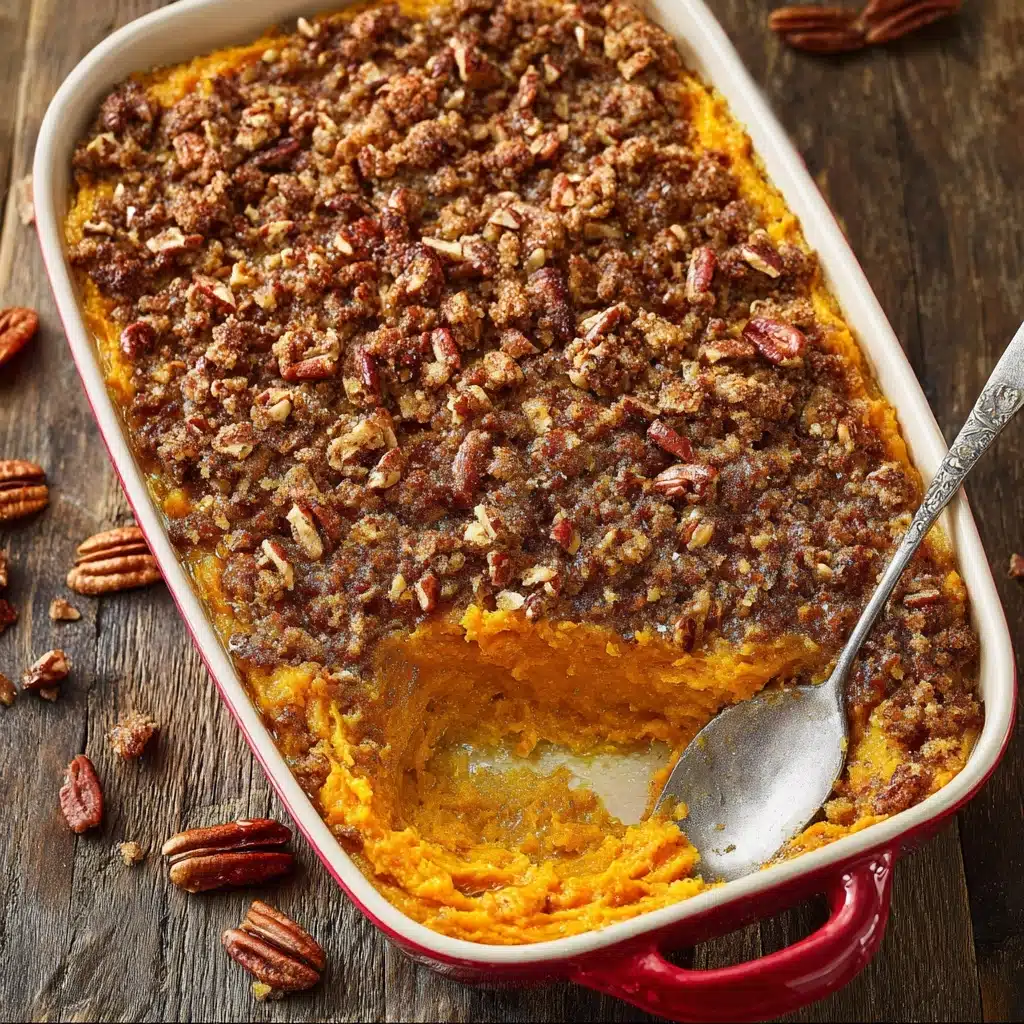 Recipe for Sweet Potato Casserole with Pecan Topping Recipe - Recipe Image