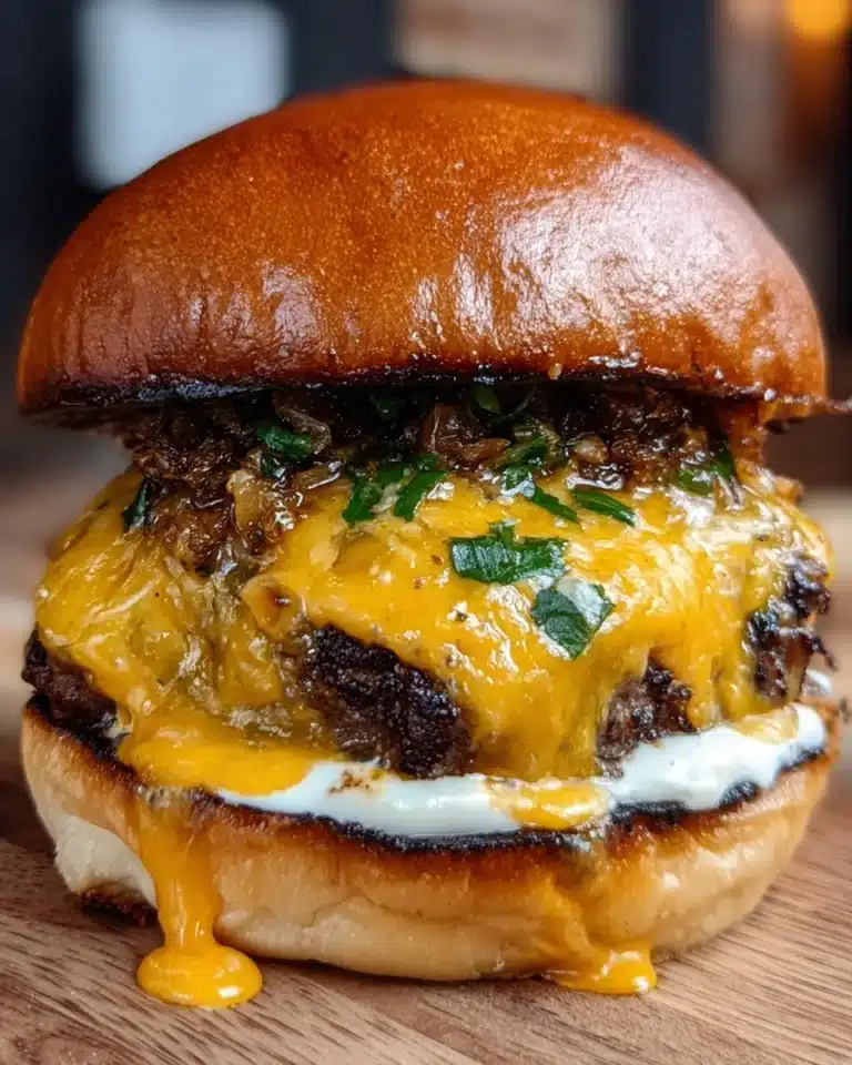 Smoked Cajun Burgers Cheese Recipe