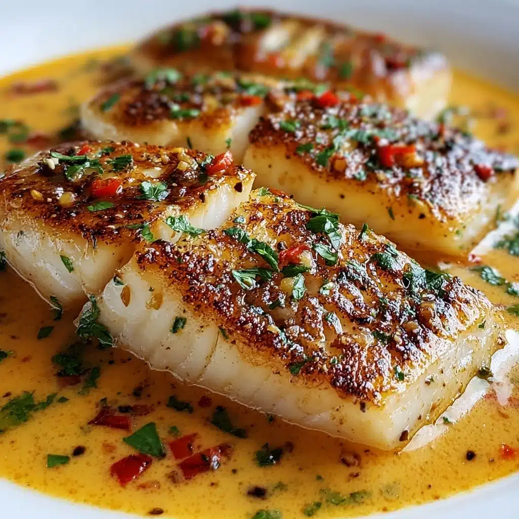 Red Snapper with Creamy Creole Sauce Recipe - Recipe Image