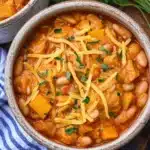 White Cheddar & Apple Chicken Chili Recipe