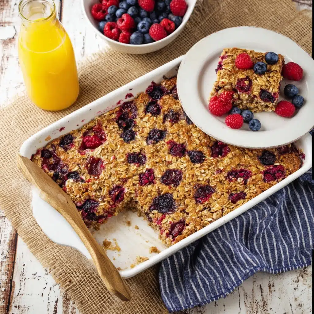 Vegan Baked Oatmeal Recipe - Recipe Image