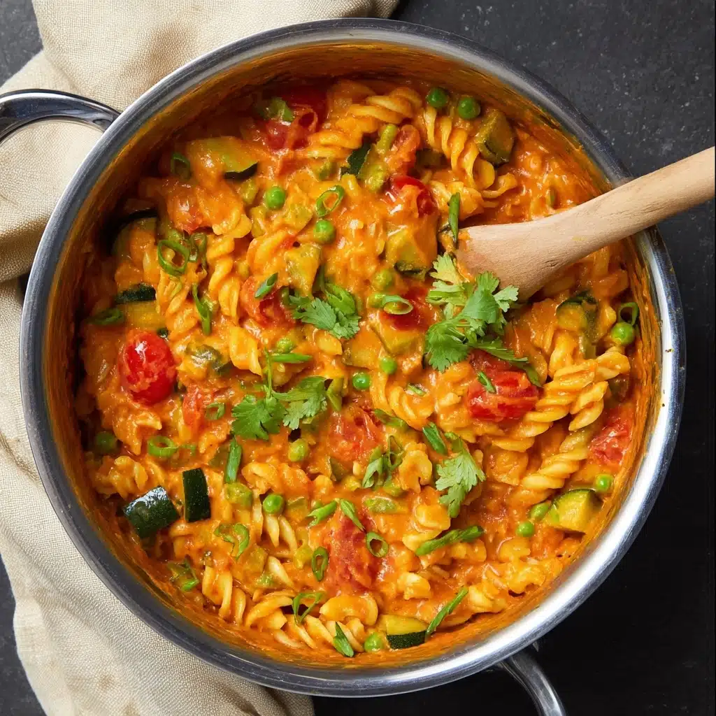 Creamy Vegan One Pot Pasta (Asian Style) Recipe - Recipe Image