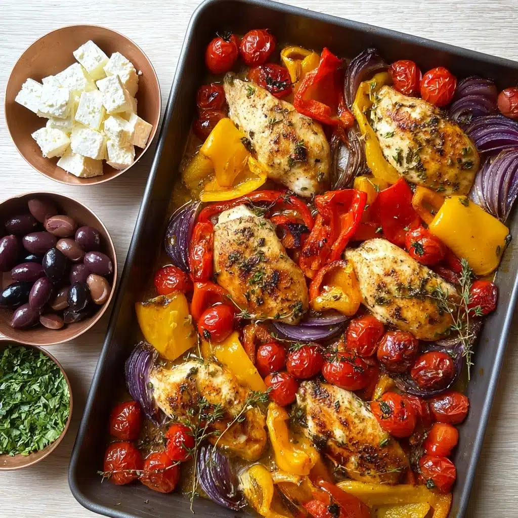 Sheet Pan Greek Chicken Recipe - Recipe Image