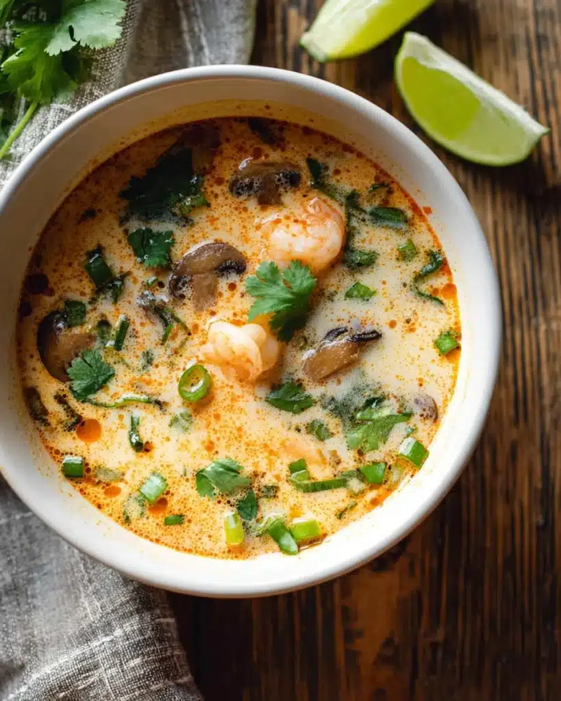Thai Shrimp Soup {Paleo, Whole30, Keto} Recipe