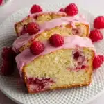 Raspberry Lemon Loaf Cake with Raspberry Glaze Recipe