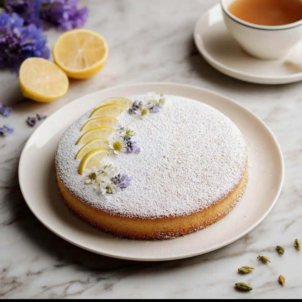 Gluten Free Lavender Lemon Cake Recipe - Recipe Image