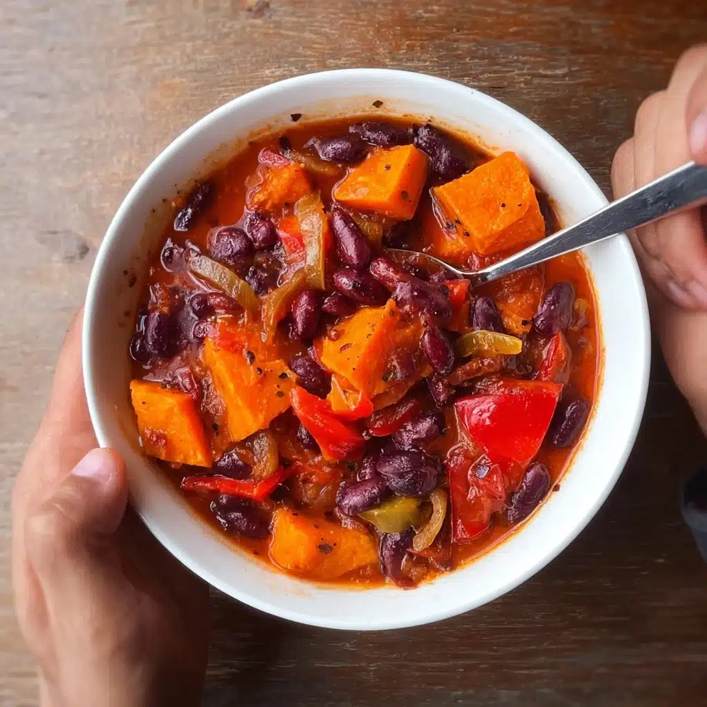 Vegan Sweet Potato Chili Recipe - Recipe Image