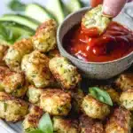 Cheesy Zucchini Tots (Oven or Air Fryer) Recipe
