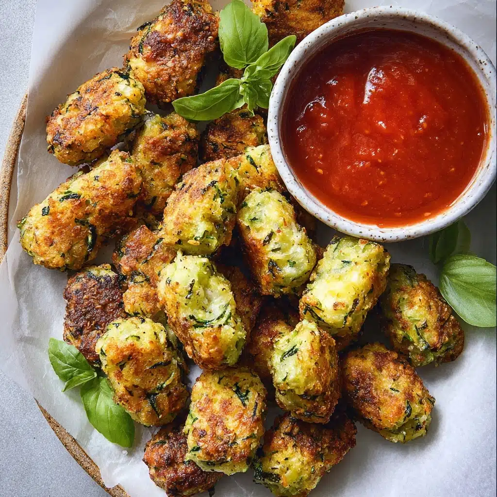 Cheesy Zucchini Tots (Oven or Air Fryer) Recipe - Recipe Image