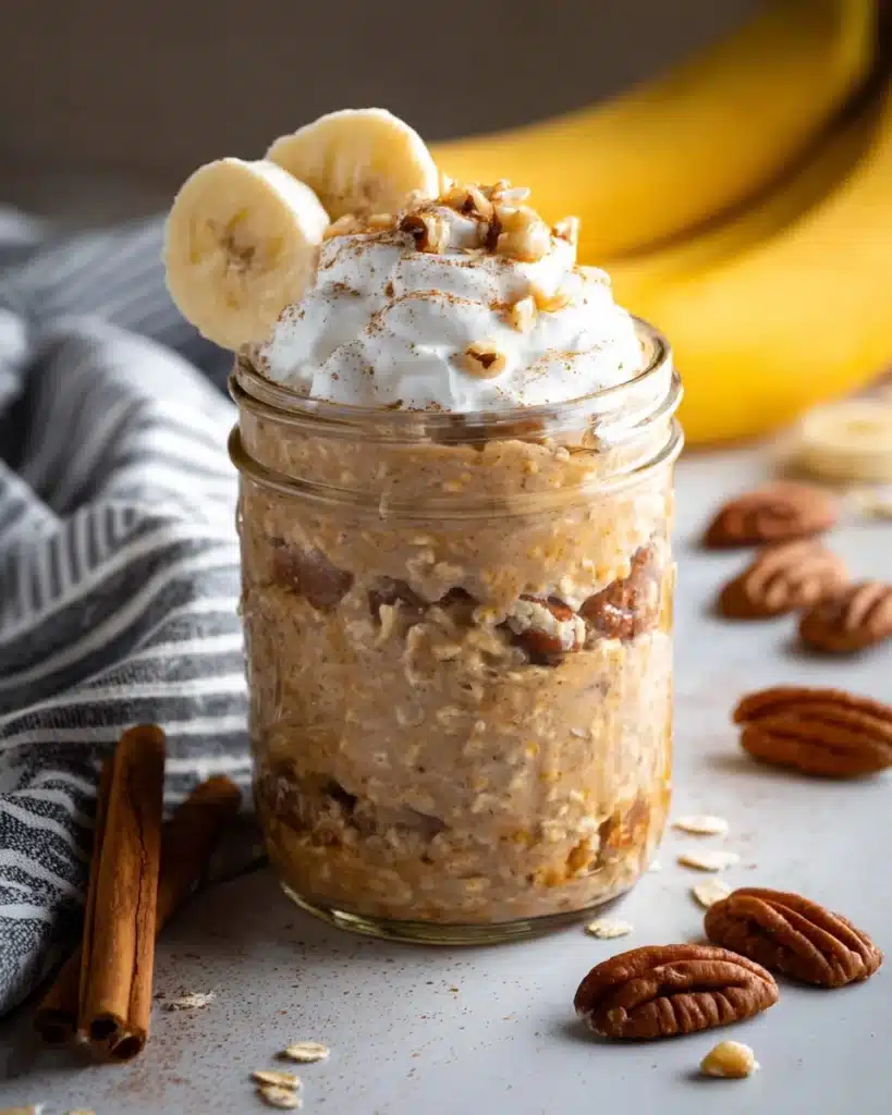 Pumpkin Banana Overnight Oats Recipe