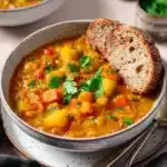 Thai Red Curry Potato Lentil Soup Recipe
