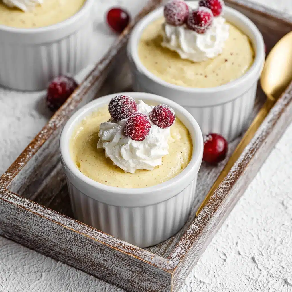 Homemade Eggnog Pudding Recipe - Recipe Image