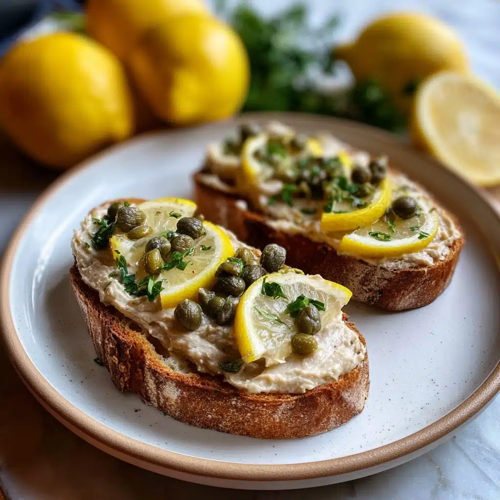 Wild Planet Lemon Caper Sardines Pate Crostini Recipe - Recipe Image