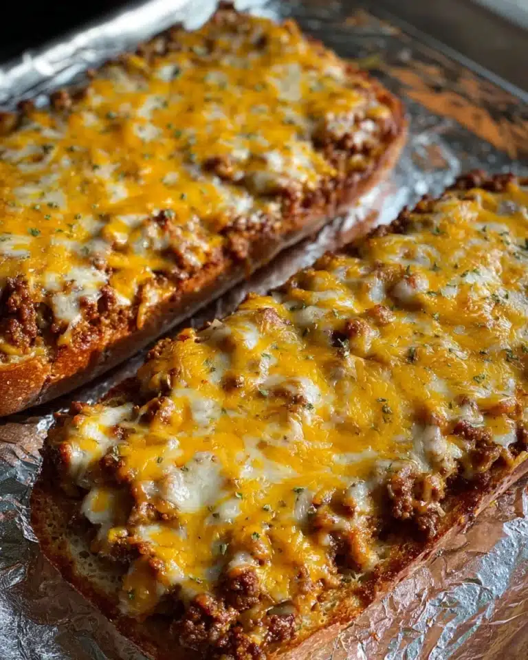 French Bread Sloppy Joes Recipe