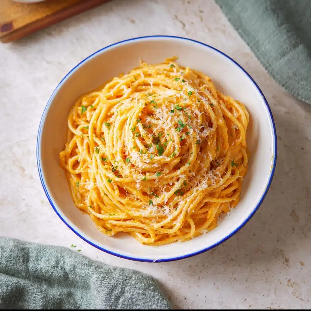 10-Minute Vegan Pumpkin Pasta Recipe - Recipe Image