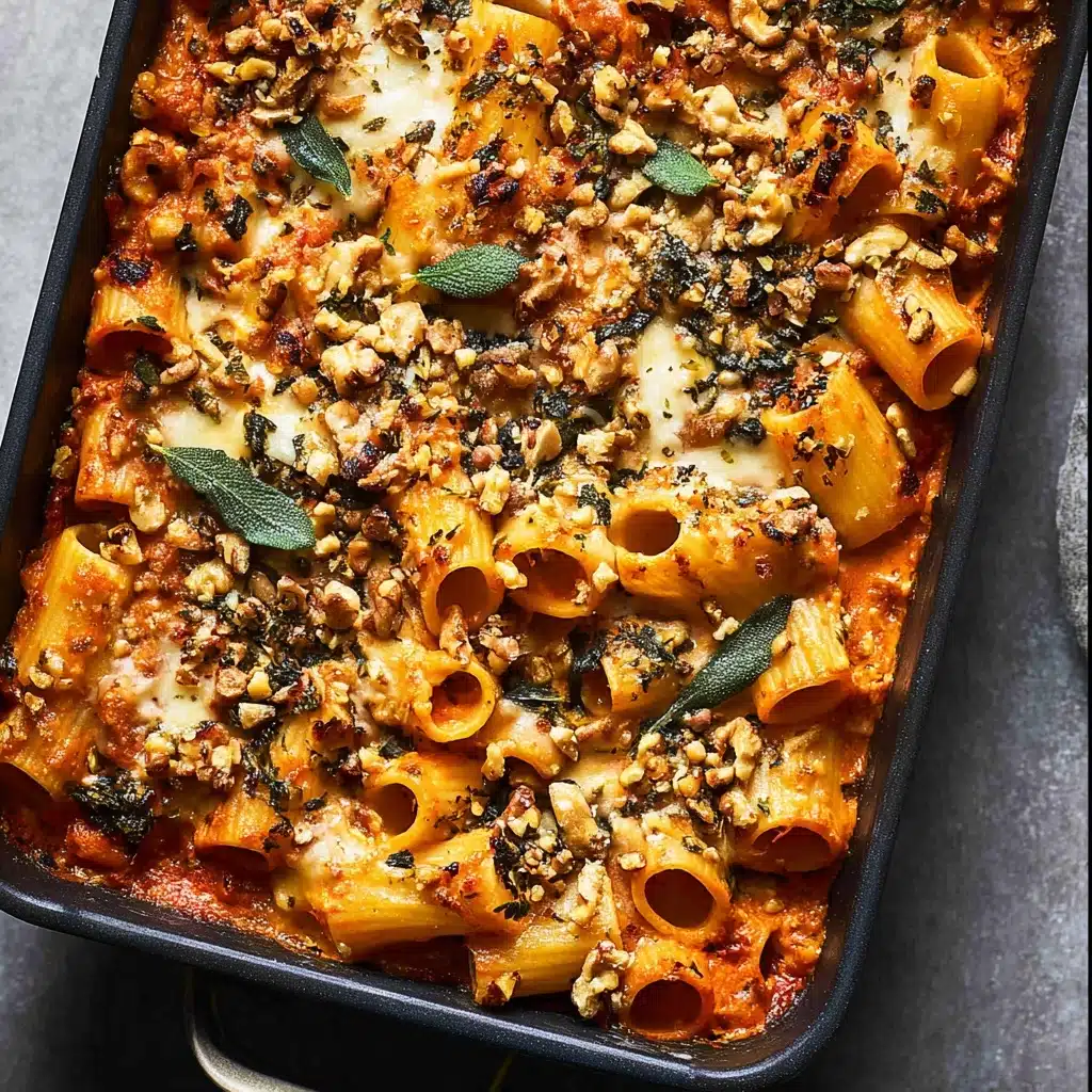 Pasta Bake with Pumpkin Tomato Sauce Recipe - Recipe Image