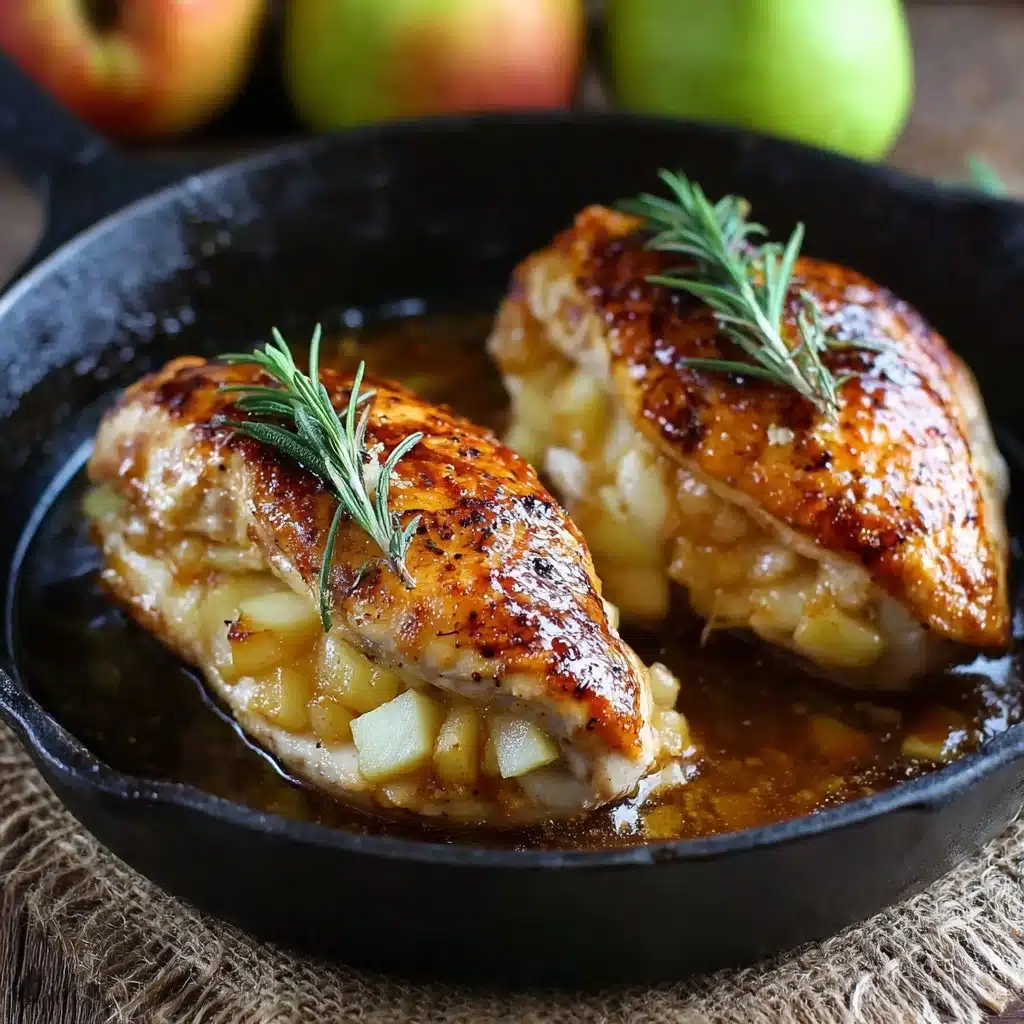 Apple and Brie Stuffed Chicken with Maple Dijon Glaze Recipe - Recipe Image