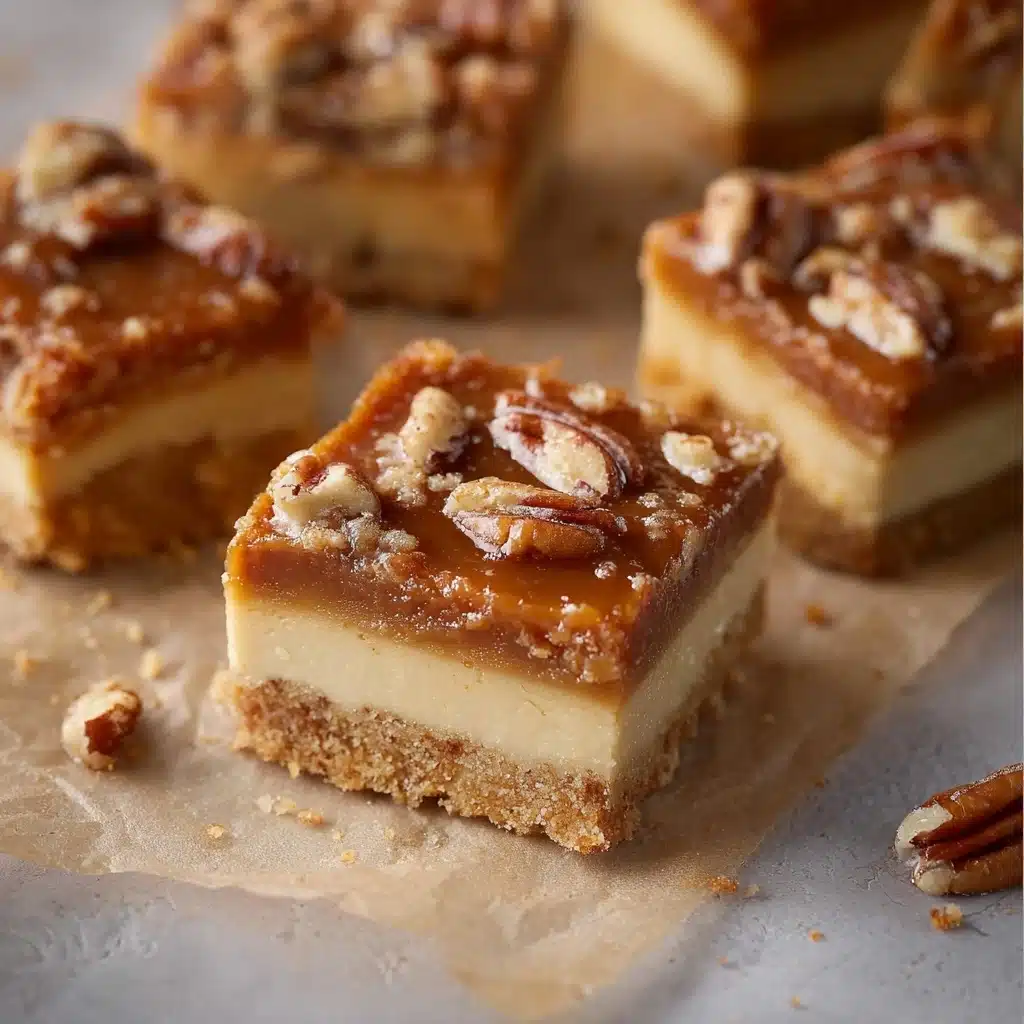 The best pecan cheesecake bars Recipe - Recipe Image