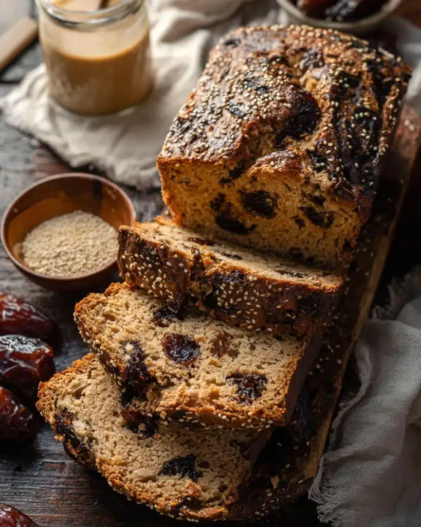 Tahini Date Banana Bread Recipe