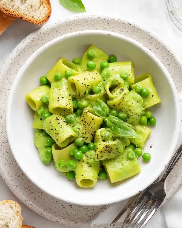 Creamy Pea Pasta Recipe