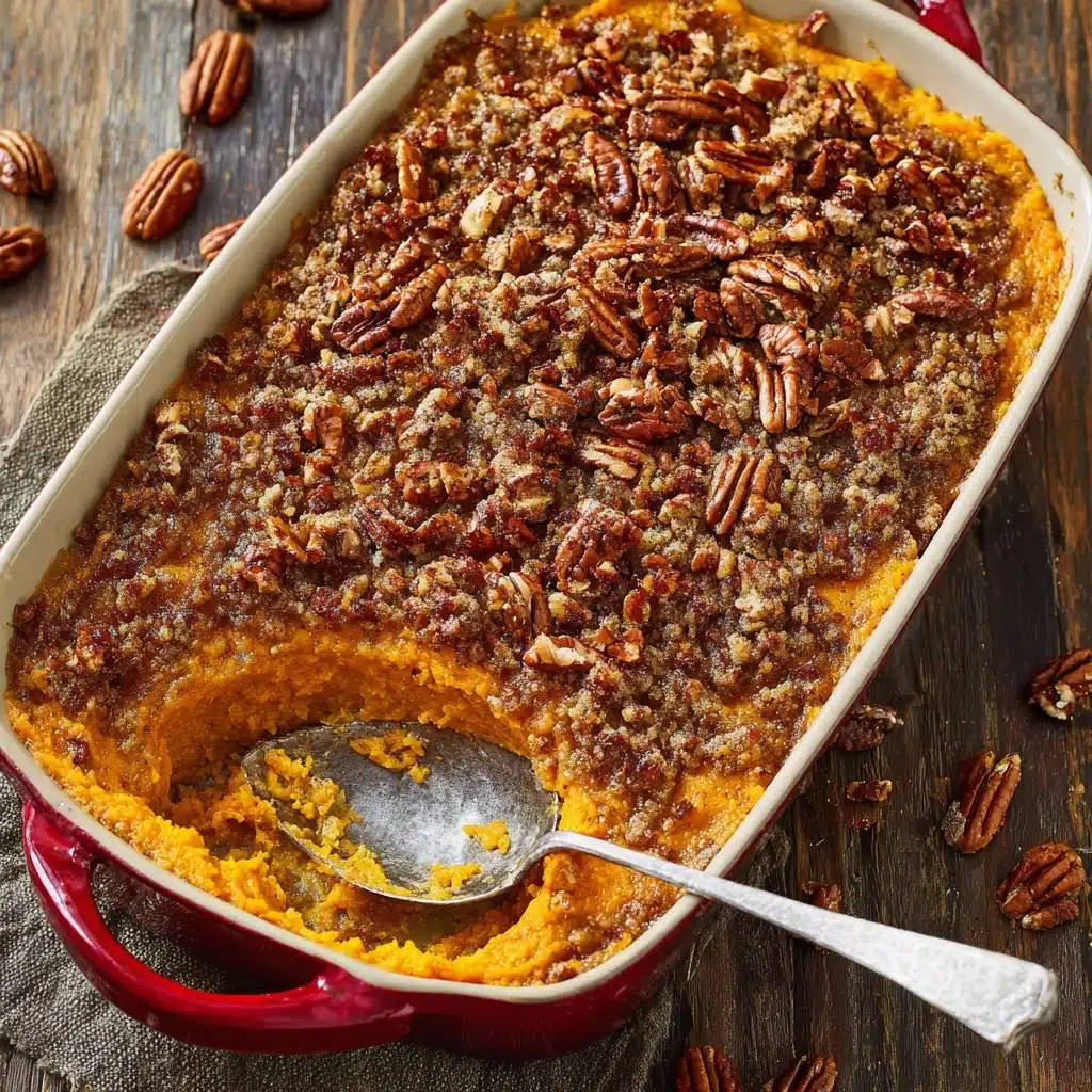 Recipe for Sweet Potato Casserole with Pecan Topping Recipe - Recipe Image