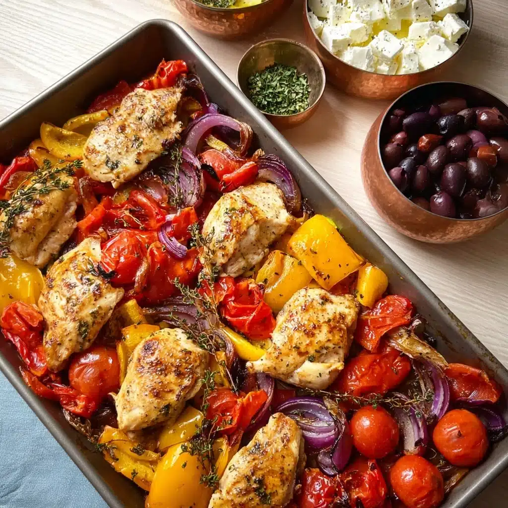 Sheet Pan Greek Chicken Recipe - Recipe Image