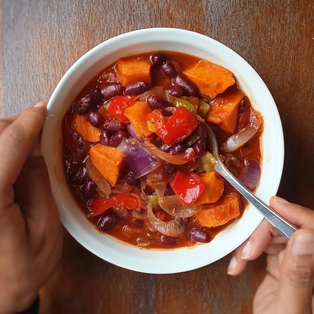 Vegan Sweet Potato Chili Recipe - Recipe Image