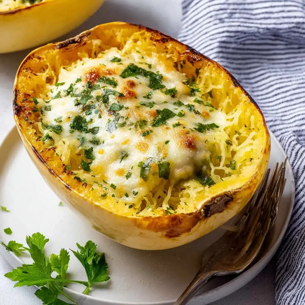 Creamy Pesto Spaghetti Squash Recipe - Recipe Image