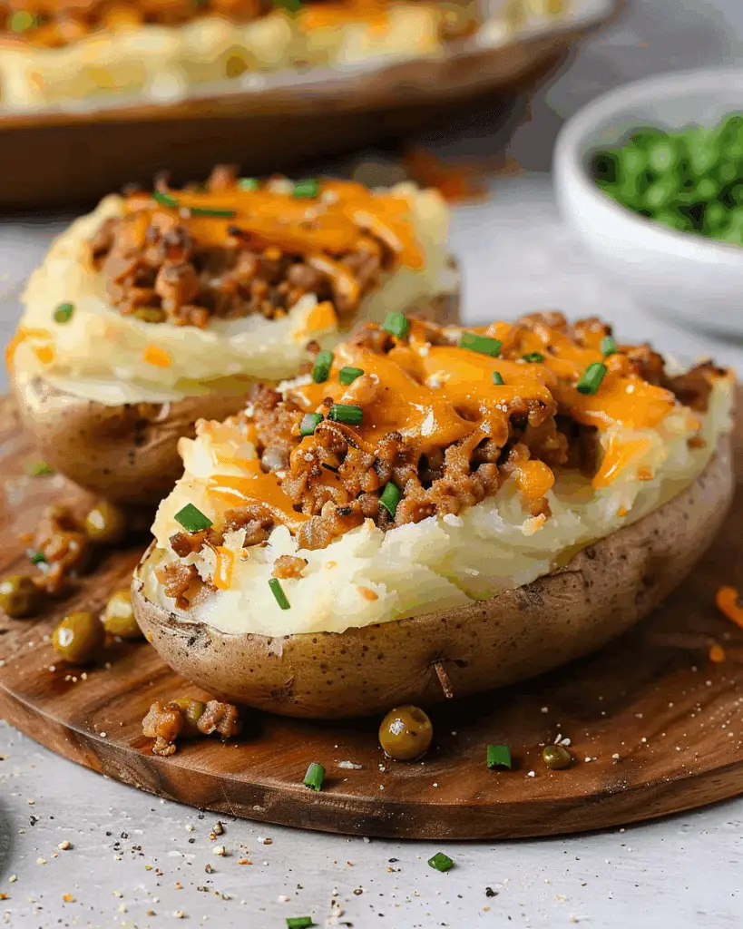 Shepherd’s Pie Twice Baked Potatoes