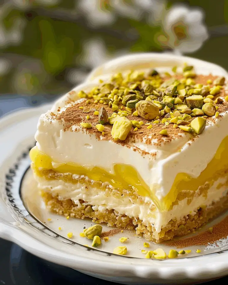 Lemon Pistachio Tiramisu