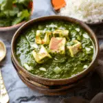 Restaurant Style Healthy Palak Paneer Curry