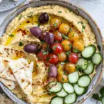 Mediterranean Loaded Hummus
