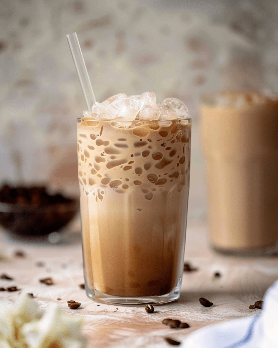 Peanut Butter Iced Lattes