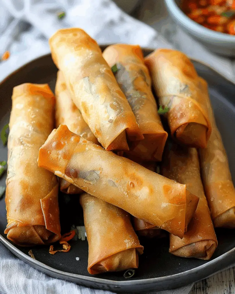 Crispy Vegan Spring Rolls