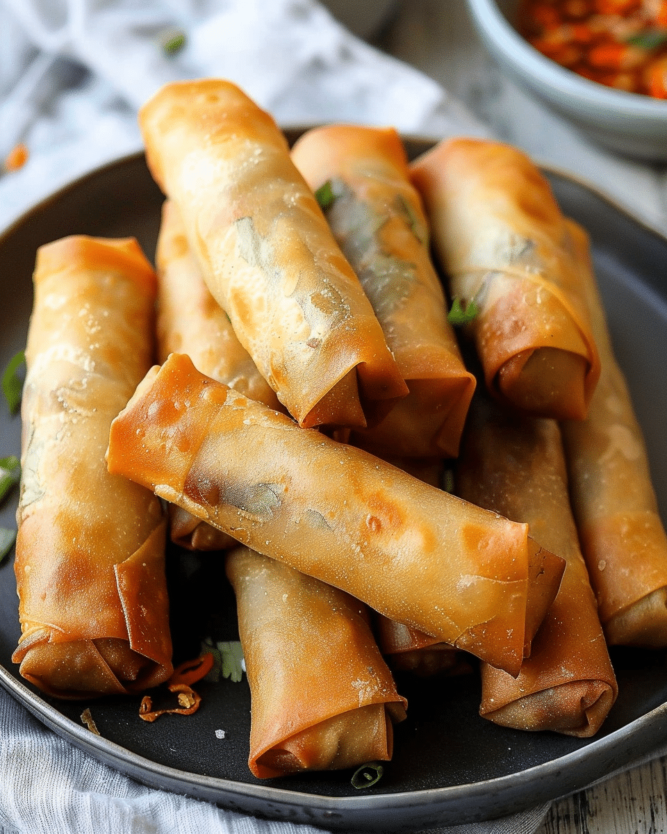 Crispy Vegan Spring Rolls