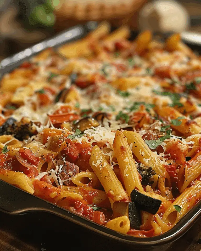 Roasted Veggie Baked Penne