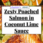 Poached Salmon in Coconut Lime Sauce Recipe