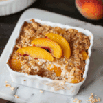 Peaches and Cream Baked Oatmeal