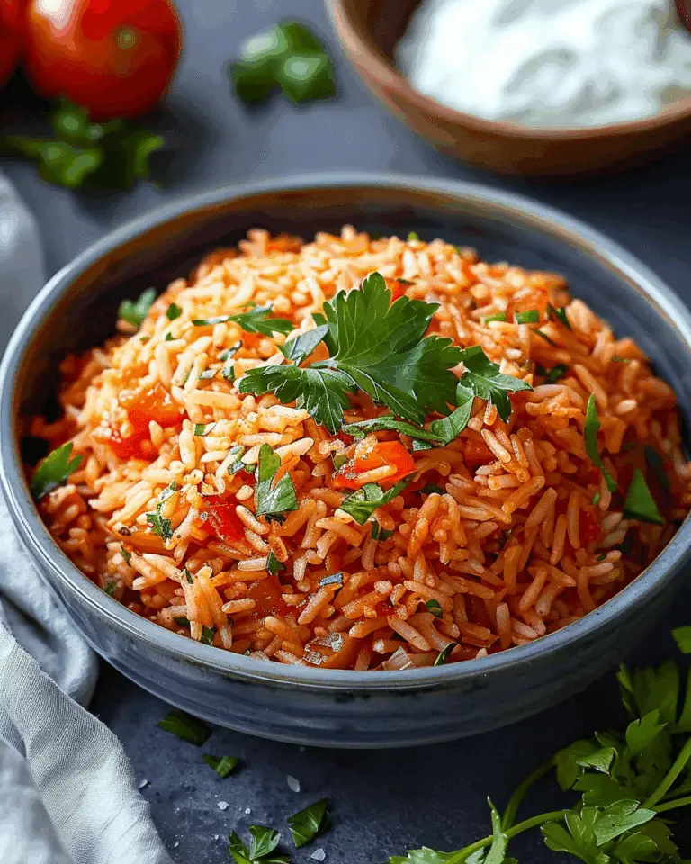 Savory Greek Tomato Rice