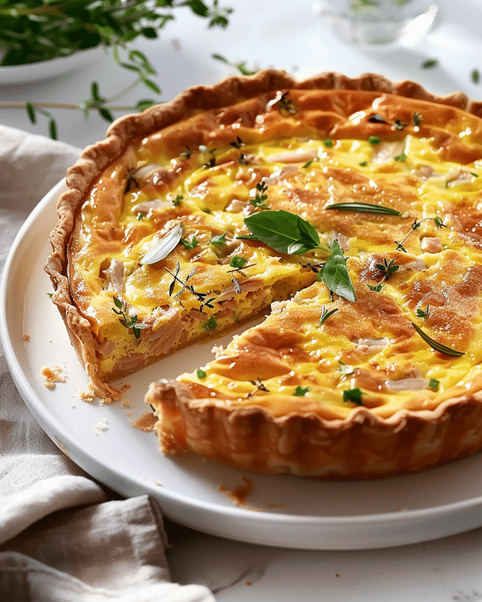 Tasty Tuna Quiche Crustless